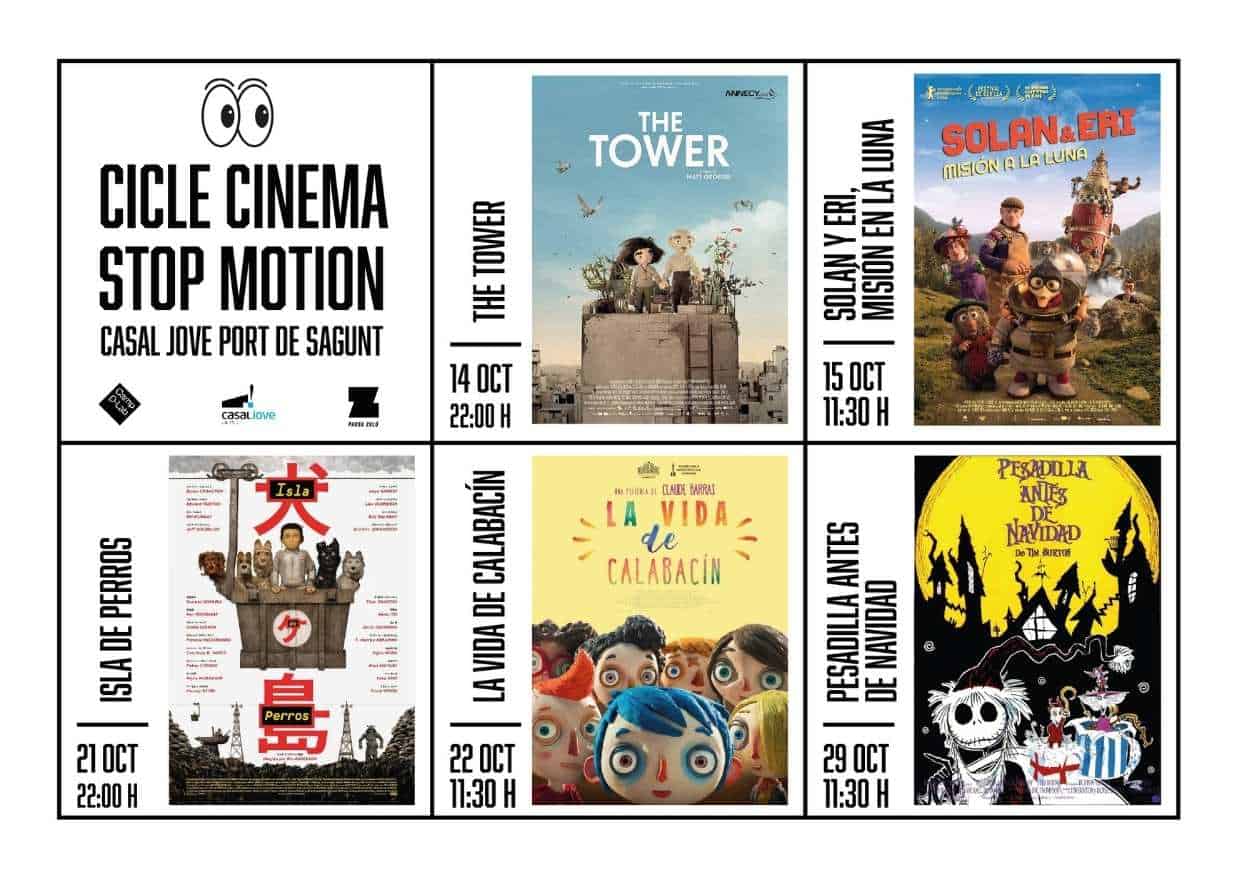 cicle cinema stop motion ssagunt per pausa zulu